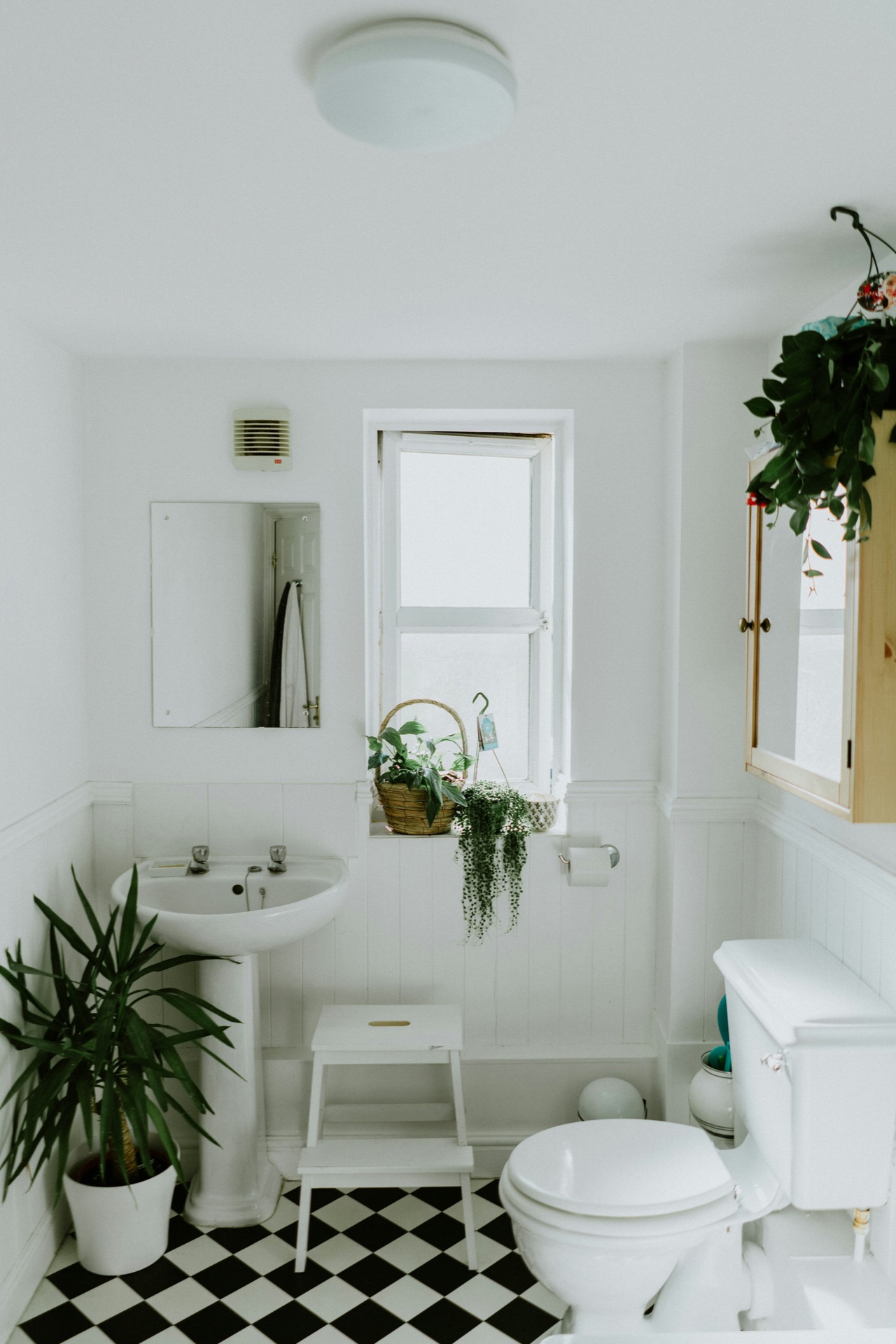 Modern bathroom detail with a clean tiled finish